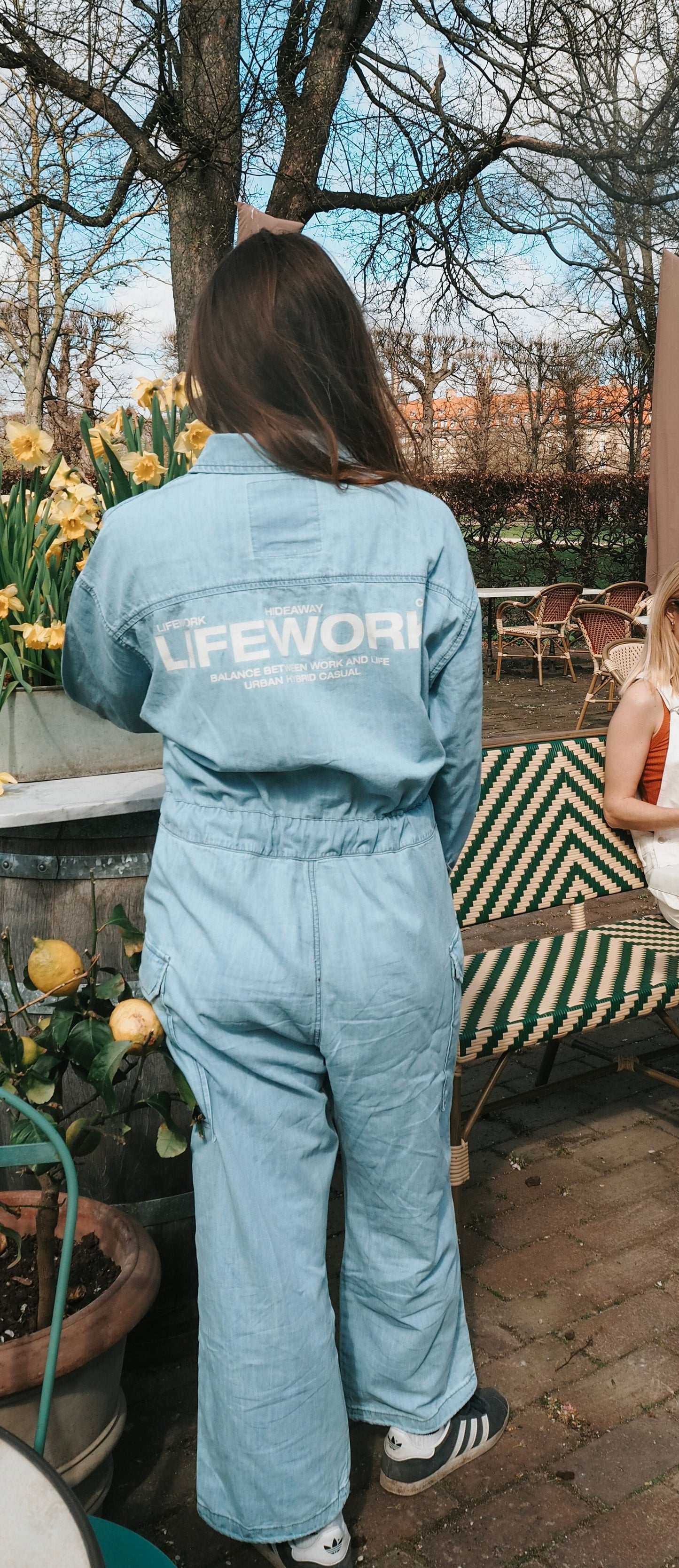 Women denim jumpsuit