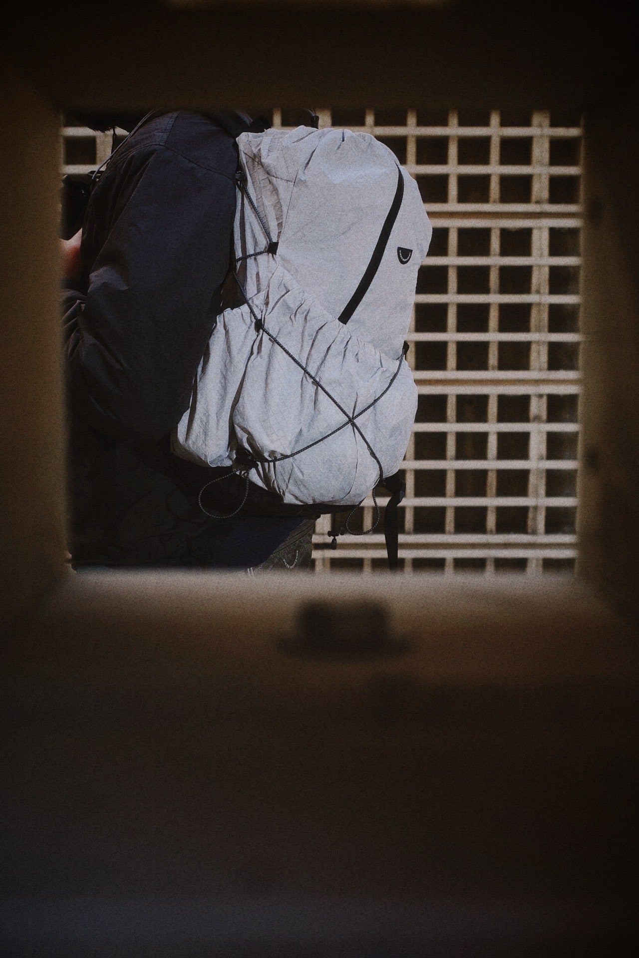 Grey Backpack for hiking