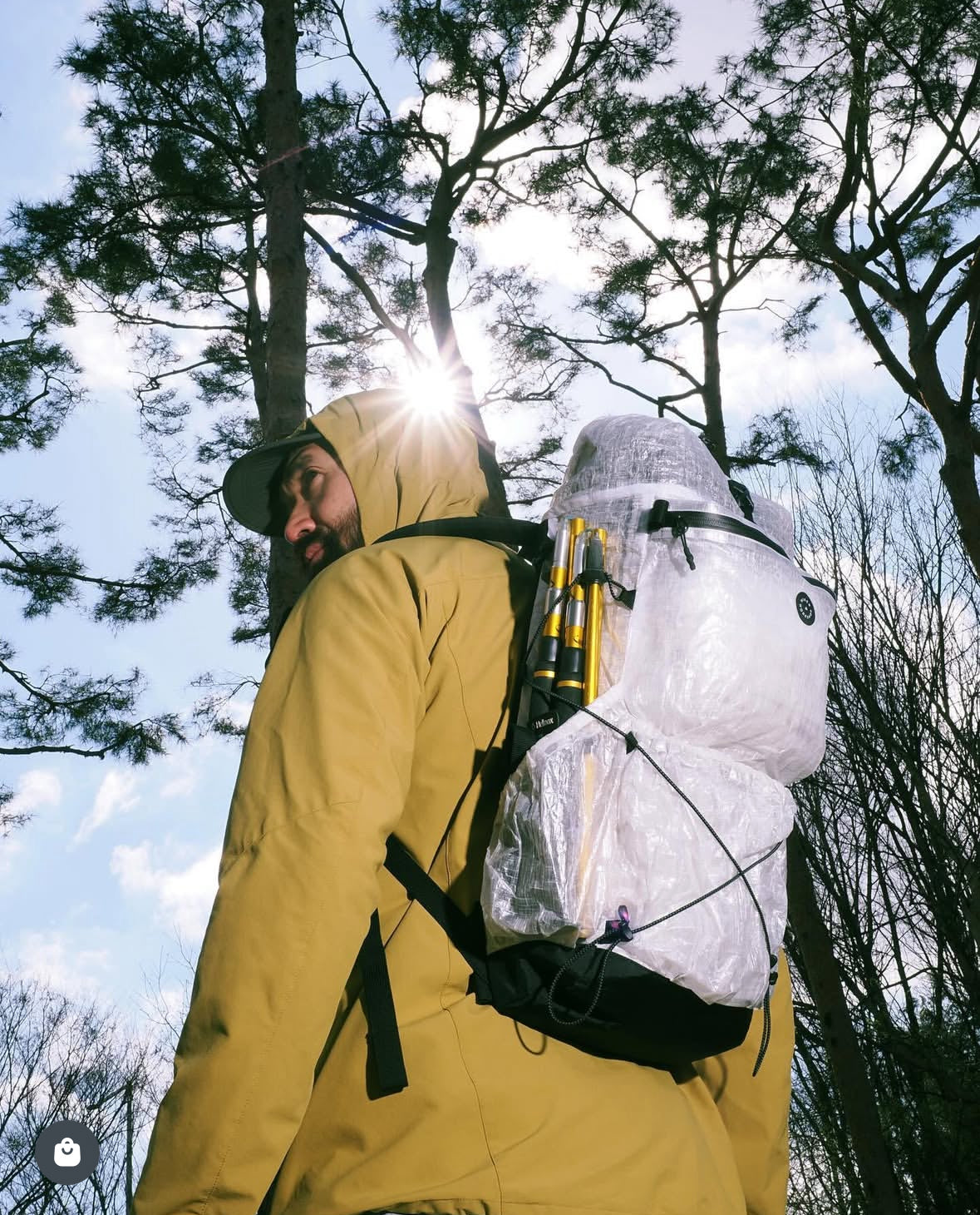 Lightweight and waterproof backpack from Hiker Workshop for hiking or everyday use