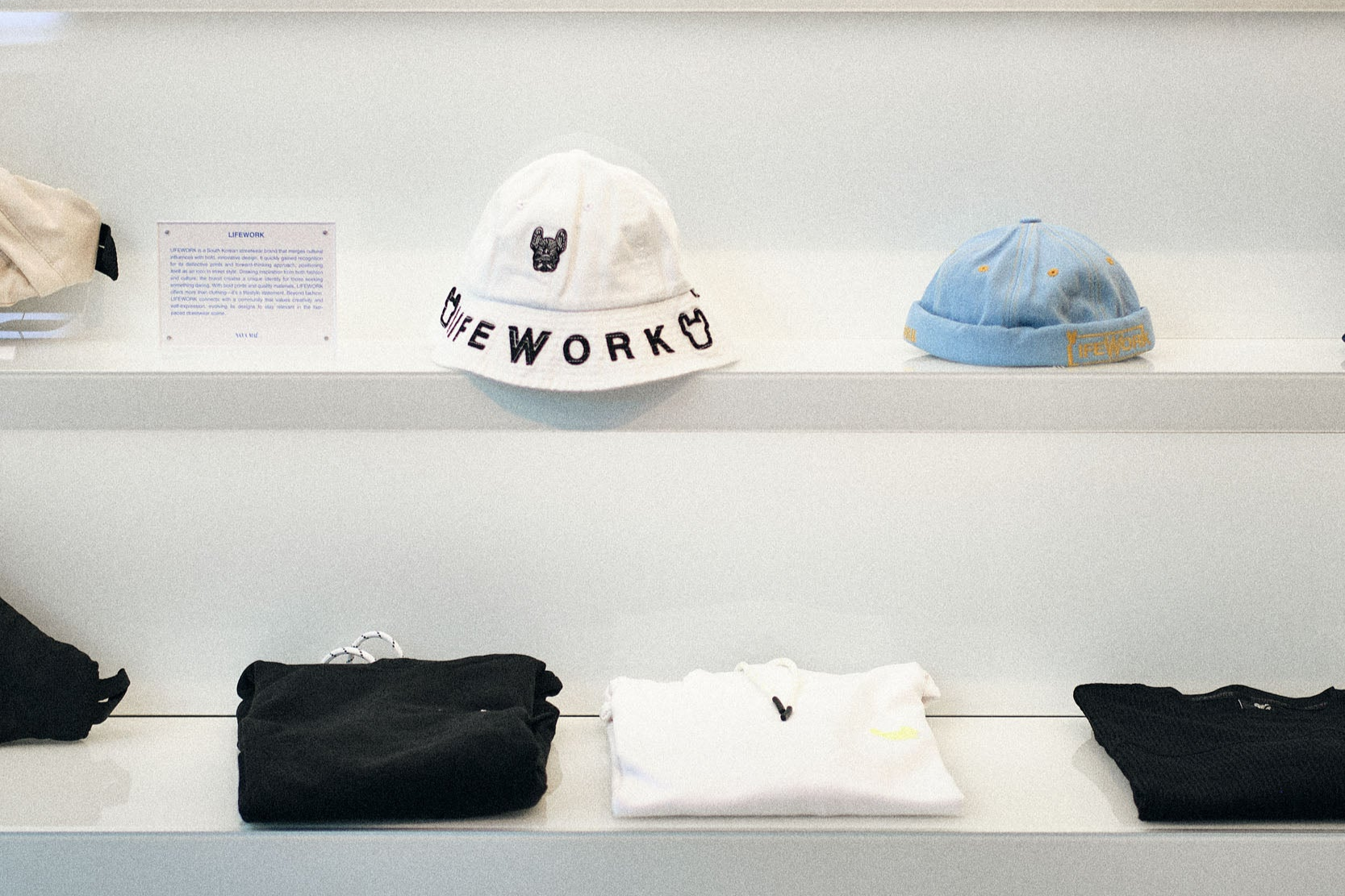 Details of Nava Mae's pop-up display in Bredgade, Copenhagen