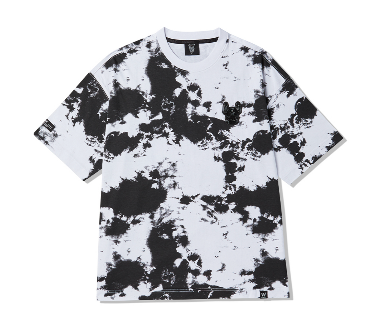 Tie-dye mønster t-shirt