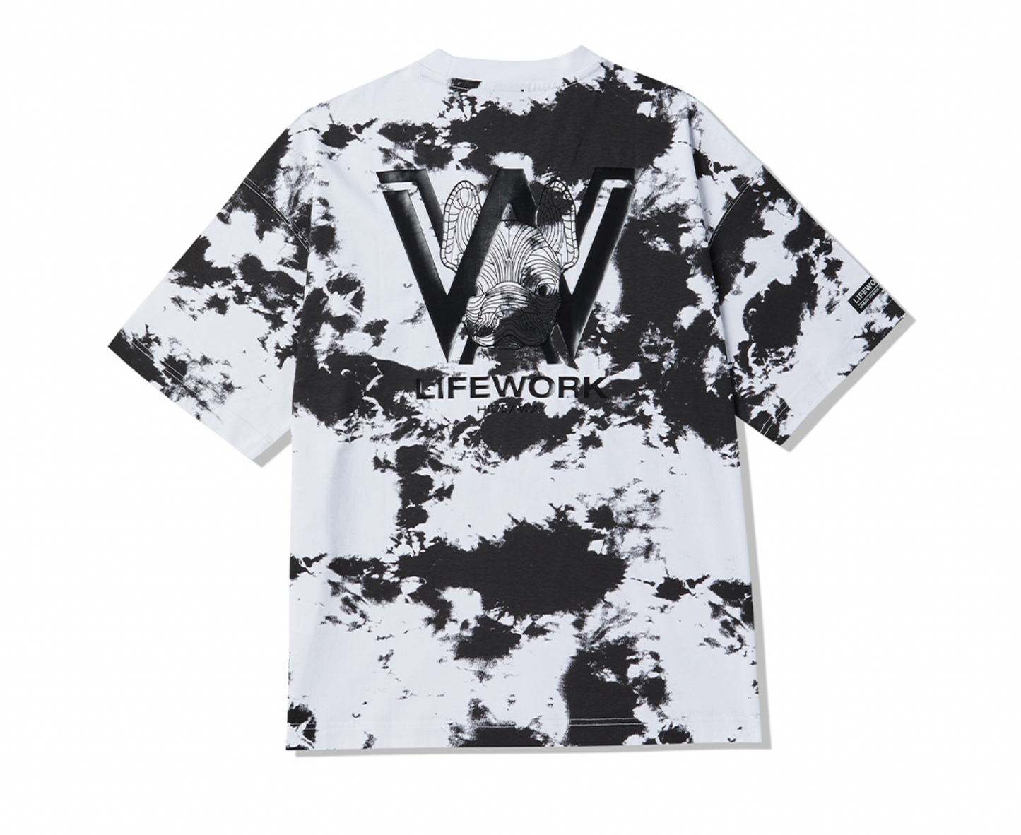 Tie-dye mønster t-shirt