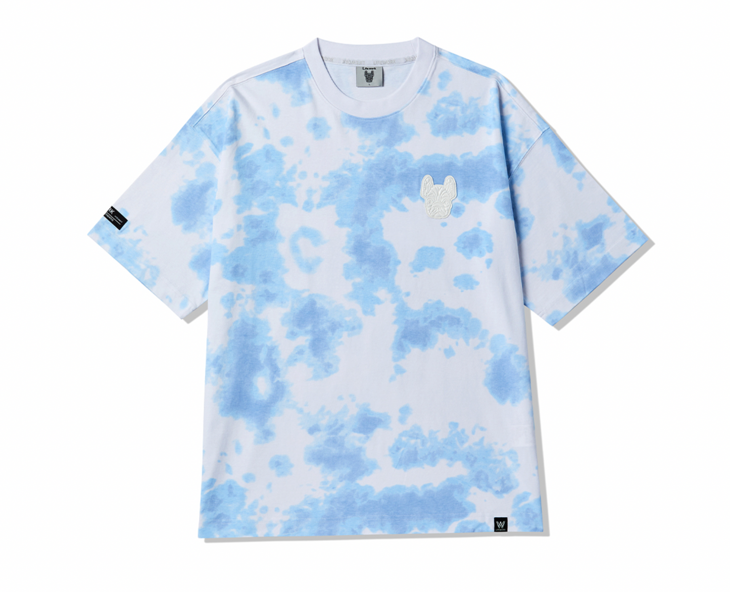Tie-dye mønster t-shirt