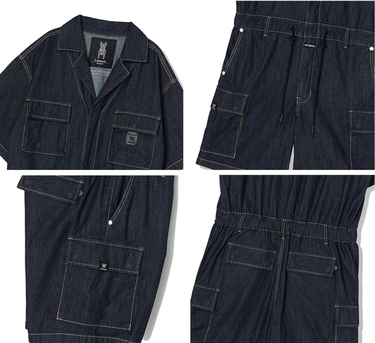 Afslappende Denim Jumpsuit
