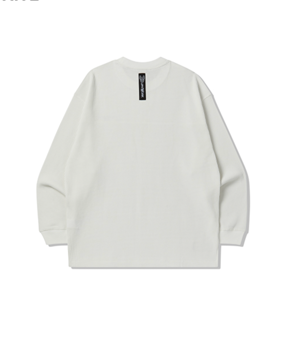 Basic Waffle Langærmet T-shirt – Komfort & Alsidighed