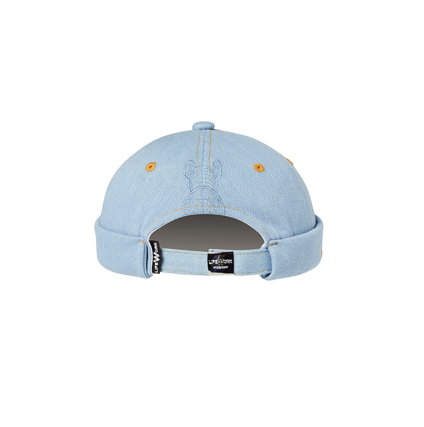 Stitched Denim Watch Cap