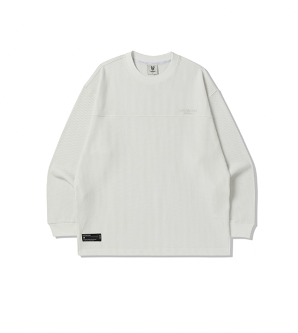 Basic Waffle Langærmet T-shirt – Komfort & Alsidighed