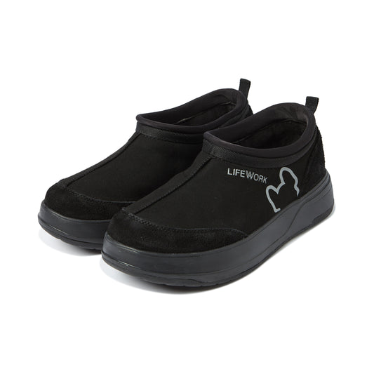 Spacerun Cozy Walk Black – lightweight cushioned unisex black sneakers