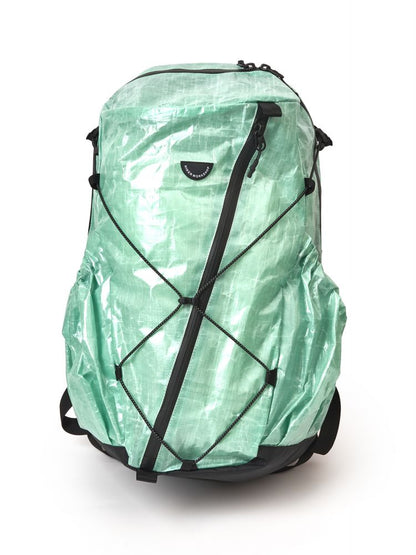 MInt Blue lightweigth backpack with black straps 