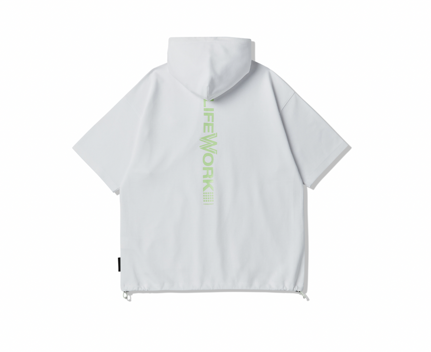 Short-sleeved hooded sweatshirt